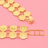 N-8267 Golden Coin Tassel Women Body Jewelry Ethnic Statement Waist Chains