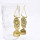 E-6682 New Vintage Bohemian Style Gold Bell Pendant Women's Fashion Metal Earrings