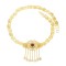 S-0108 Fashion Gold Coin Waistchain Necklace Earring Set for Women