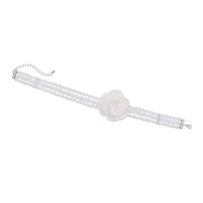 N-8271 Rose Women Beads Chokers Necklaces Elegant Weddings Necklaces