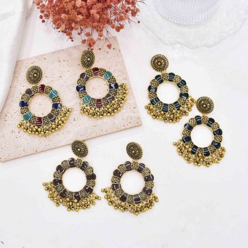 E-6685 Ethnic Dangle Earrings for Women Party Gift Jewelry Accessories