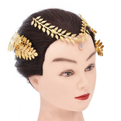 F-1151 Gold Alloy Branch Shaped Hair Accessories for Women