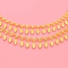 N-8275 New Gold Claw Rhinestone Tassel Pendant Women's Fashion Shoulder Chain