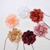 N-8273 Fashion Flower Pattern Rope Women Necklace