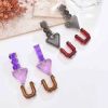E-6688 Bohemian Romantic Punk 'I LOVE YOU' Pattern Dangle Earrings for Women