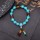 B-1317 Fashion Tibetan Ethnic Turquoise Beaded Bracelet for Women