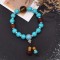 B-1317 Fashion Tibetan Ethnic Turquoise Beaded Bracelet for Women