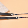 F-1153 New Fashion and Antique Silver Leaf Men's and Women's Black Headwear Accessories