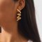 E-6692 Spiral Women Drop Earrings Alloy Dangle Punk Party Charms Earrings