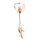 F-0430 Handmade Ethnic Rope Leather Brown Feather Headbands Wood Beads Boho Hair Accessories Fashion Jewelry