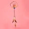 F-0430 Handmade Ethnic Rope Leather Brown Feather Headbands Wood Beads Boho Hair Accessories Fashion Jewelry