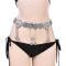 N-8289 Vintage Retro Silver Color Coin Tassel Women Belly Waist Chains