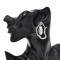 E-6696 New Unique and Irregular Shaped Metal Pearl Inlaid Women's Personalized Fashion Earrings