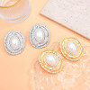 E-6701 Irregular Geometric Drop Earrings Round Alloy Dangle Punk Party Charms Earrings