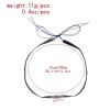 F-1157 Punk Style Black Leather Forehead Hair Accessories for Women Men