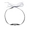 F-1157 Punk Style Black Leather Forehead Hair Accessories for Women Men