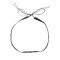 F-1157 Punk Style Black Leather Forehead Hair Accessories for Women Men