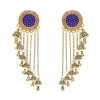 E-6705 Women's Boho Flower Long Chain Vintage personality Tassel Earrings  Elegant Metal Earrings
