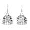 E-6704 Bell Pendant Women Earrings Vintage Carved Bohemian Ethnic Drop Earrings