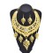 N-8292 Arabic Ethnic Fashion Golden Color Leaf Tassel Bride Wedding Necklace Earring Jewelry Sets