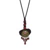 N-8295 Pendant Women Necklace Beads Tassel Charms Ethnic Rope Necklace