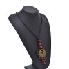 N-8295 Pendant Women Necklace Beads Tassel Charms Ethnic Rope Necklace
