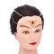 F-1158 New Bohemian Style Luxurious Red Rhinestone Inlaid Women's Fashionable Personalized Forehead Chain Hair Accessories