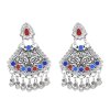E-6716 Dripping Glaze Women Drop Earrings Vintage Bell Statement Earrings