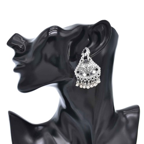 E-6716 Dripping Glaze Women Drop Earrings Vintage Bell Statement Earrings