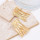 E-6715 New Fashion Luxury Gold Multi layered Chain Tassel Women's Metal Pendant Earrings