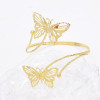 B-1320 New Exquisite Butterfly Metal Hollow Carved Women's Fashionable Gold Arm Bracelet