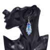 E-6717 Fashion Blue Color Dangle Earrings Tassel For Women Party Gift Jewelry