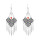 E-6719 Fashion Silver Color Dangle Earrings Metal Drop Tassel For Women Party Gift Jewelry