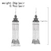 E-6724 Long Chain Pendant Women Drop Earrings Vintage Bohemian Ethnic Charms Earrings