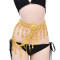 N-8301 Fashion Ethnic Gold Plated Hollowed Flower Drop Belt Waist Belly Chains