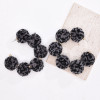 E-6725 Big Pom Pom Hoop Earrings Fashion Ball Earrings