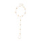 B-1321 Fashion Style Gold Plated Heart Beads Bracelet with Ring