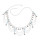 N-8276 Coin Tassel Women Body Jewelry Statement Vintage Acrylic Waist Chains
