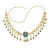 N-8306 New Colorful Acrylic Beads Coin Tassels Multi Flower Women's Belt Fashion Waistchain