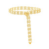 N-8310 Fashion Silver Gold Color Hollow Out Chain Body Waist Chains for Women Metal Belt
