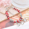 B-1325 Natural Stone Beaded Bohemian Style Elephant Charms Women's Fashion Bracelet