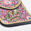 N-8316 Bohemian Multi Beaded Leaf Short Hand Bag Purse Cosmetic Bag for Women Girls party Accessories