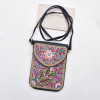 N-8316 Bohemian Multi Beaded Leaf Short Hand Bag Purse Cosmetic Bag for Women Girls party Accessories