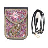 N-8316 Bohemian Multi Beaded Leaf Short Hand Bag Purse Cosmetic Bag for Women Girls party Accessories