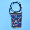 N-7177 5 Styles Turquoise Rice Beads Short Hand Bag Purse Cosmetic Bag