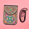 N-8323 Hot Selling New Bohemian Style Colorful Handmade Rice Bead Inlaid With Several Small Square Bags In Shape