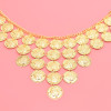 N-8325 New Luxury Gold Coin Pendant Women's Heavy Metal Gold Waist Chain