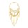 N-8328  Gold Coin Long Chain Tassel Face Chain Middle Eastern Ethnic Hair Accessories