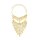 F-1166 Coin Tassel Hair Jewelry Golden Arab Ethnic Love Pendant Face Chains