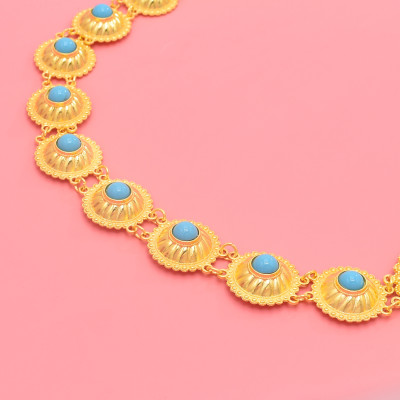 N-8330 New Women's Jewelry Pendant Gold Waist Chain